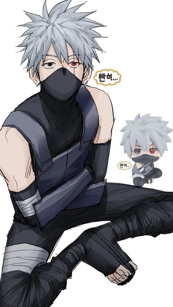 Kakashi manga PFP colored