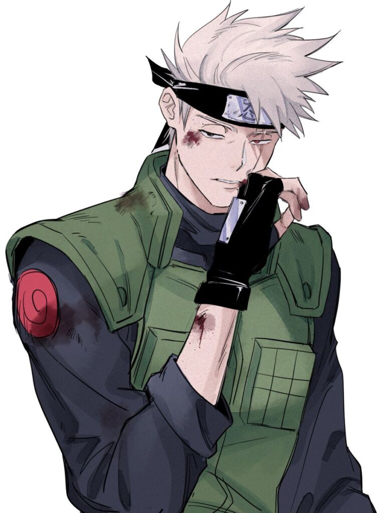 aesthetic Kakashi manga profile picture
