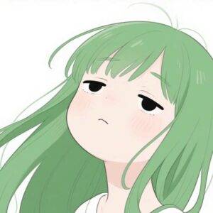 kawaii emo PFP soft pastel expressive eyes