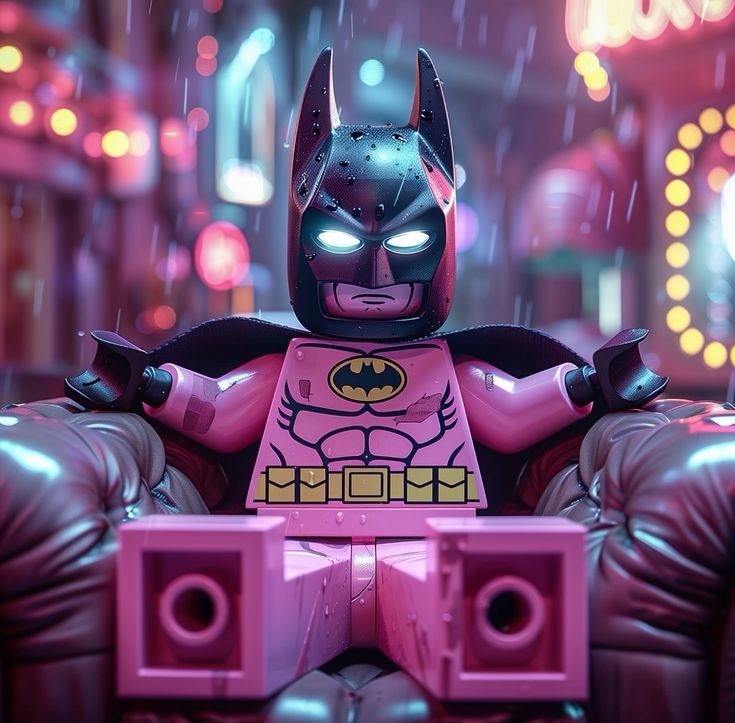 Lego Batman PFP blocky toy style humor nostalgia