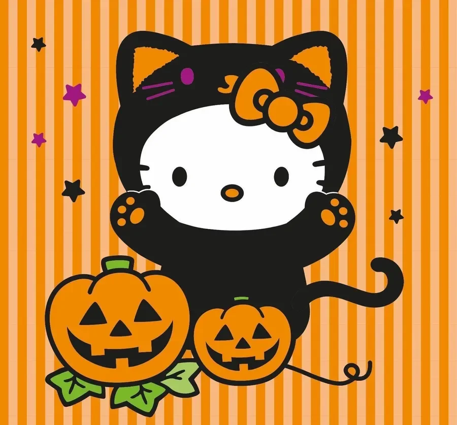 Cheerful cute orange PFP with sparkle details