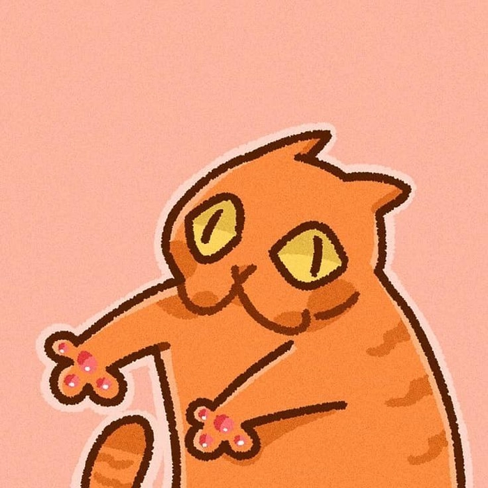 Clean orange Discord avatar standing out in chat
