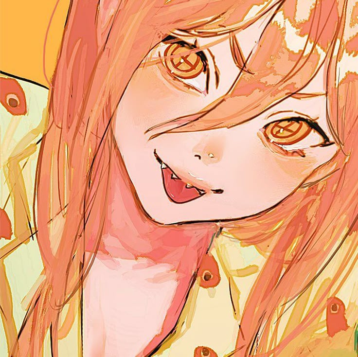 Pinterest orange profile picture with balanced tones