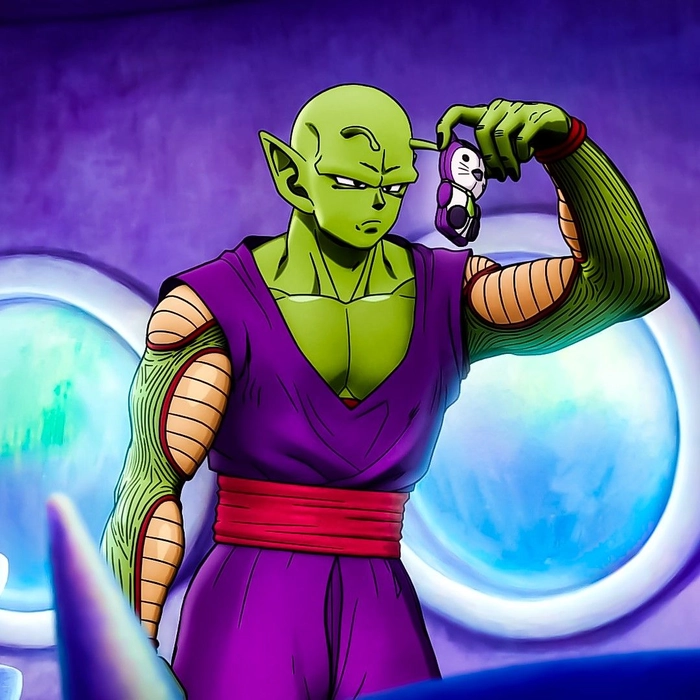 Piccolo PFP from Dragon Ball Z with classic battle scene framing