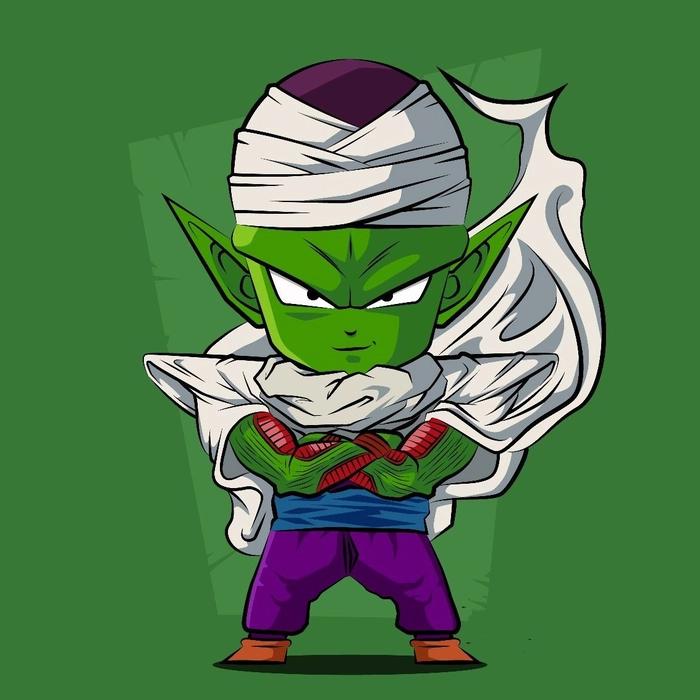 Funny Piccolo PFP with humorous expression and comedic framing