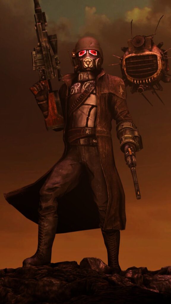 The Courier Fallout PFP Mojave silhouette