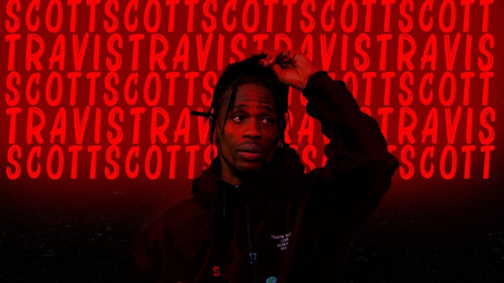 Travis Scott YouTube Twitter banner with Cactus Jack visual design
