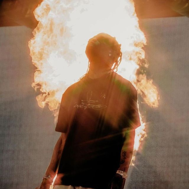 Travis Scott 4K PFP with vivid color and ultra-sharp lighting