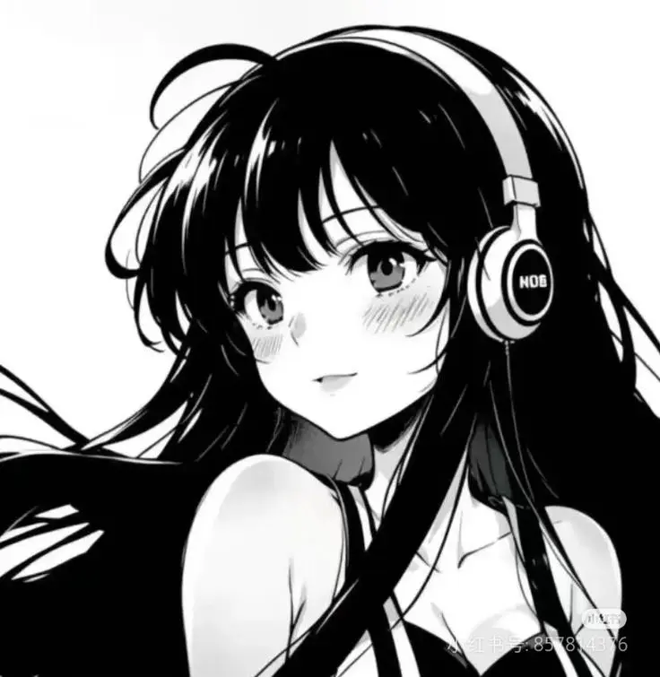 Y2K PFP black and white grayscale retro flash