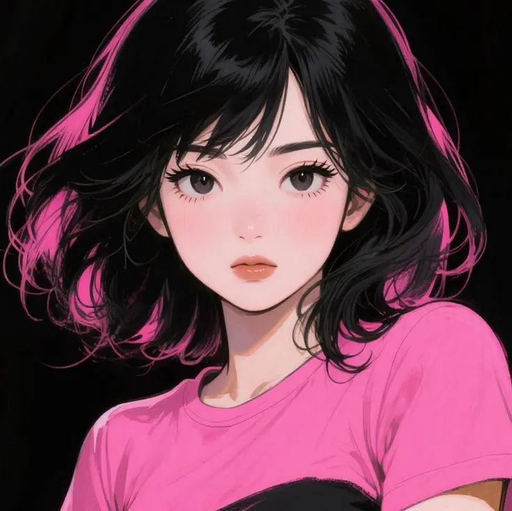 Y2K PFP Pinterest dreamy cyber warm pink